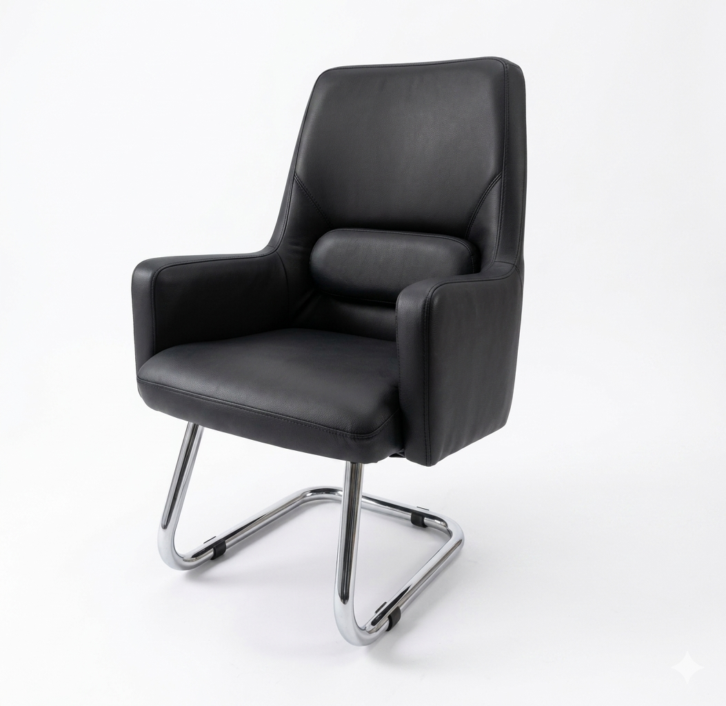 Executive Waiting Leather Executive Chair - Elhelow Style office furniture, image 1