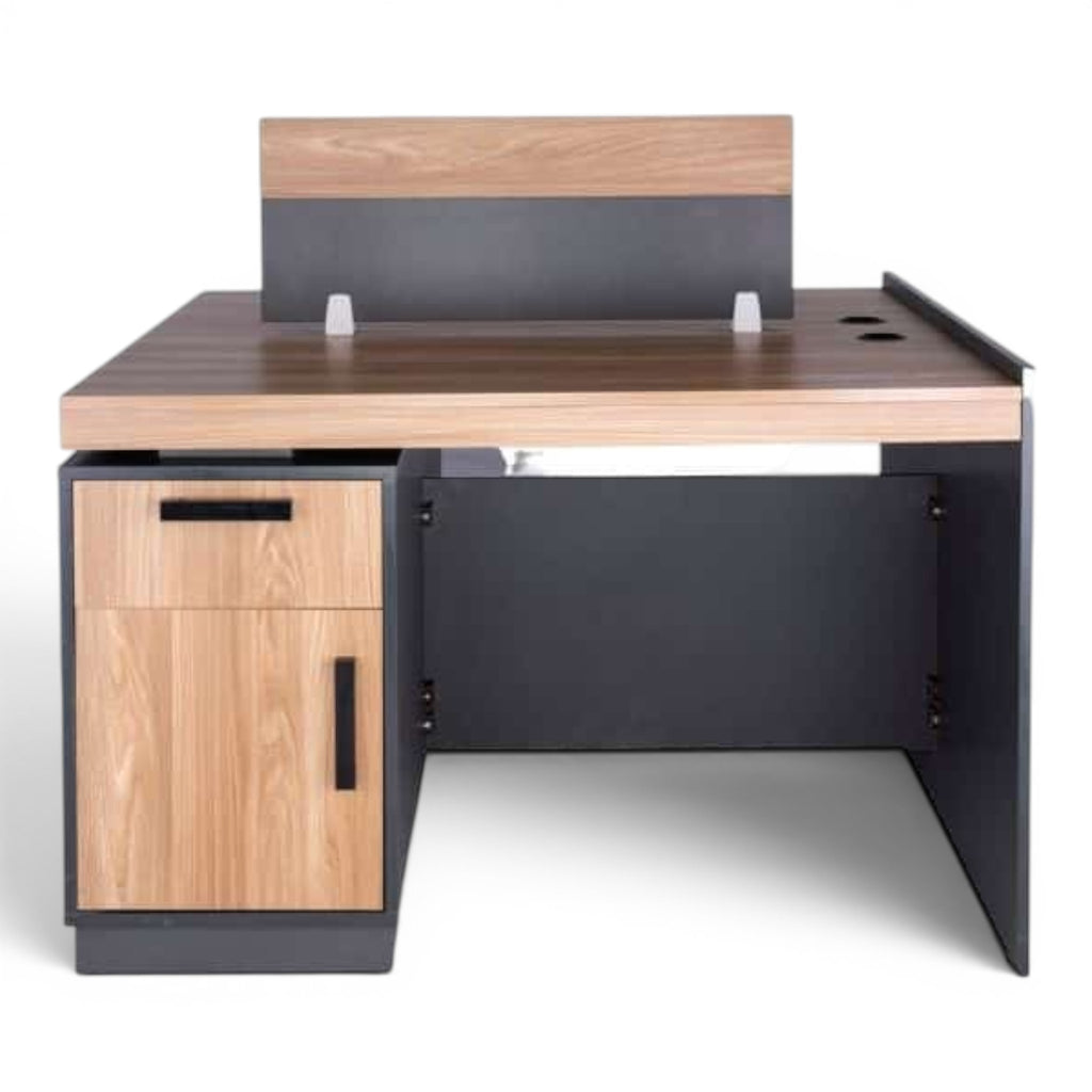 Discover The Perfect Wooden Work Station with aluminum supports - Elhelow Style office furniture, image 1