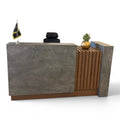 كاونتر كريست للاستقبال - Crest Reception Counter - Elhelow Style office furniture, image 2