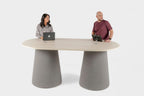 Conical Bar Meeting Table | Premium 240x120cm Executive Conference Table - Elhelow Style office furniture, image 4