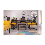 Brown Wood Manager Desk With Drawer - Elhelow Style office furniture, image 2