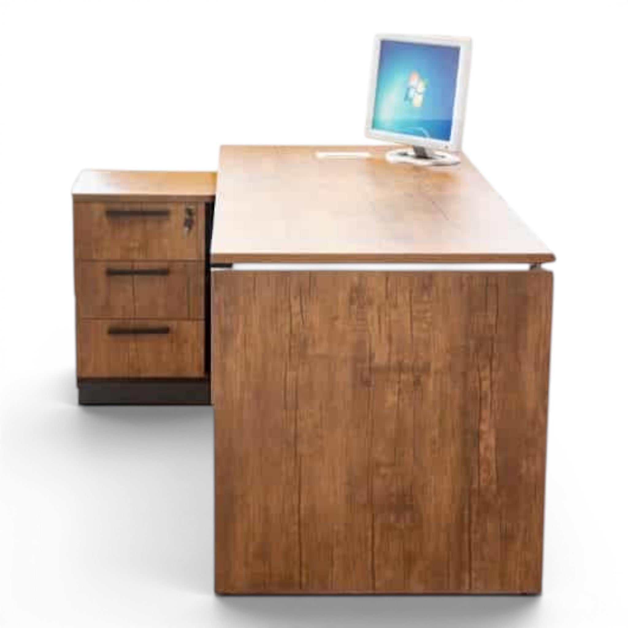 Best Staff Desk With Side Drawers - Elhelow Style office furniture, image 3