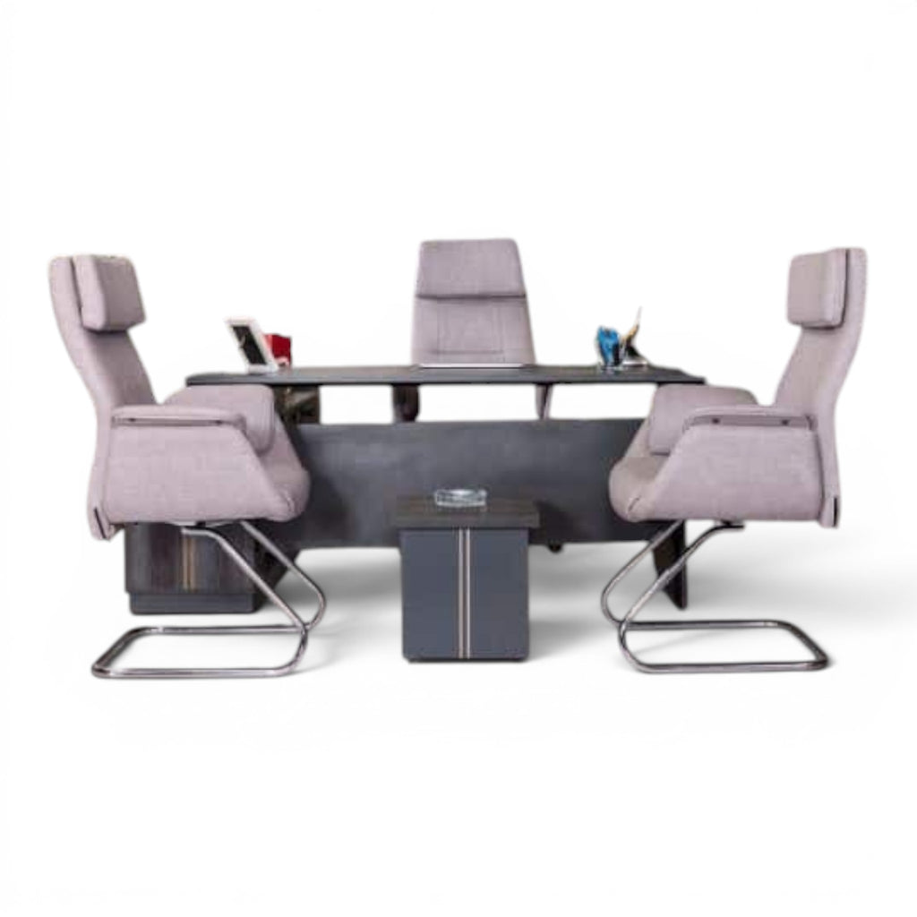 Gray Manager Desk - Elhelow Style office furniture, image 4