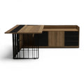 Brown Manager Desk - Elhelow Style office furniture, image 1