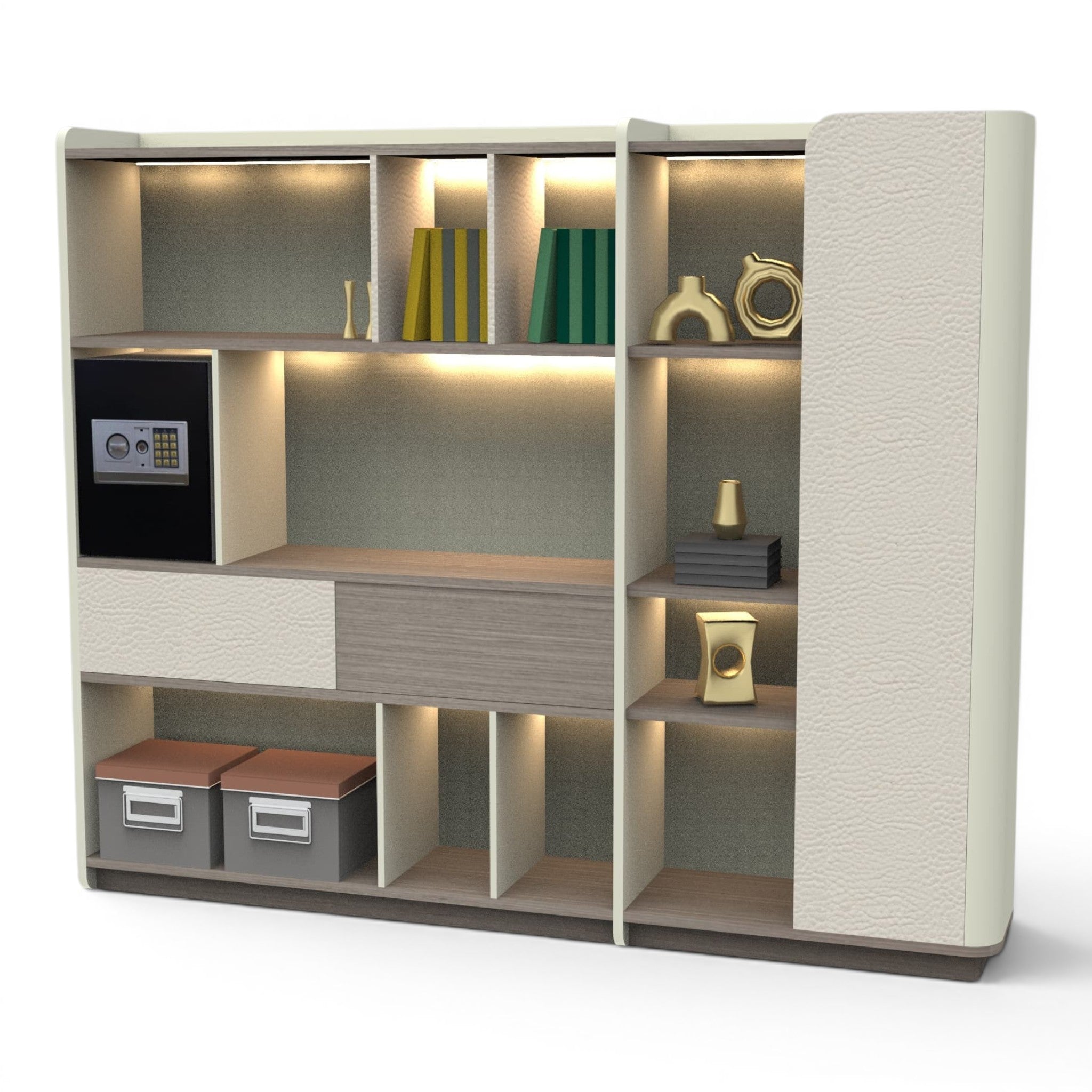 LUMORA Executive Storage Cabinet - Elhelow Style office furniture, image 2