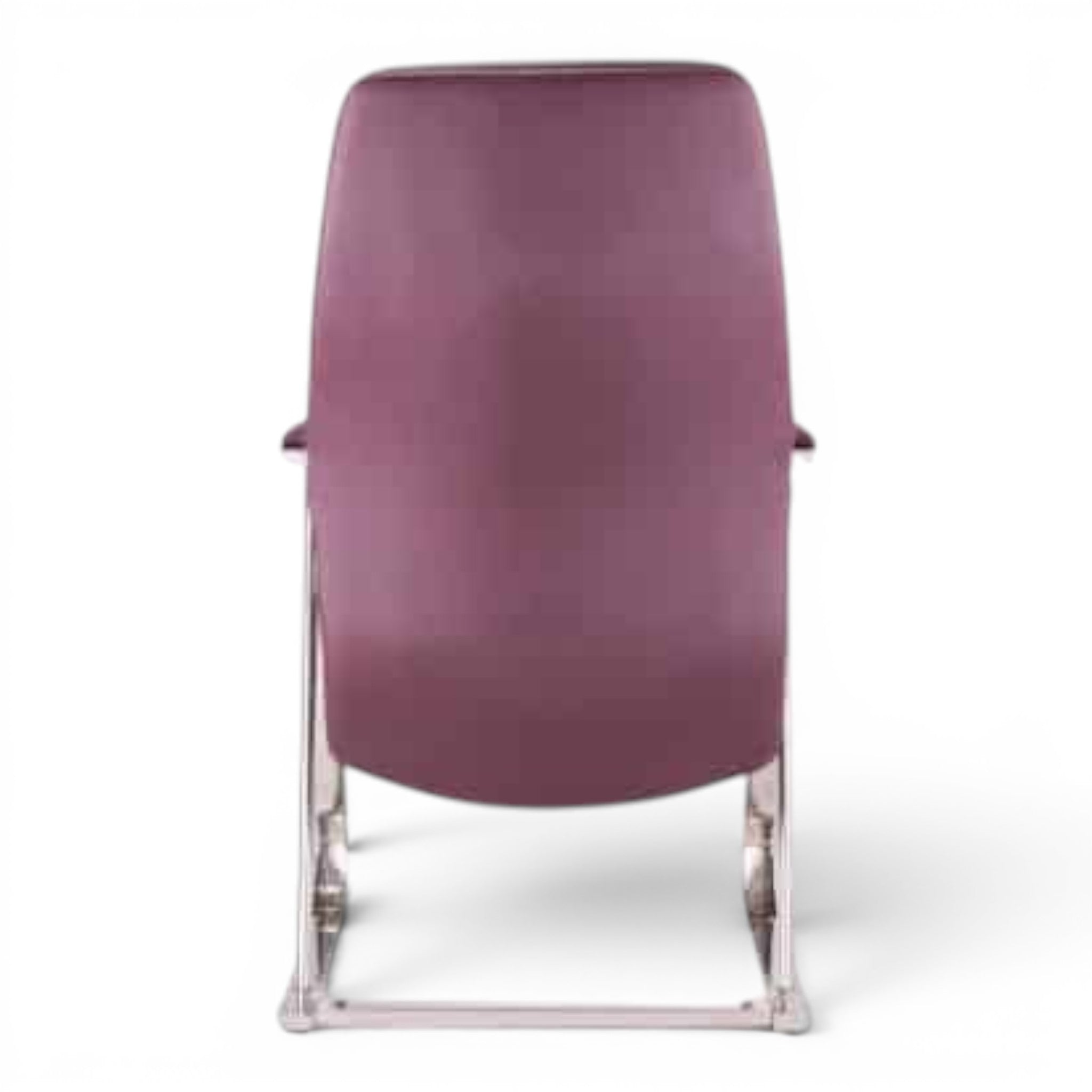Best Waiting Purple Leather Chair - Elhelow Style office furniture, image 3