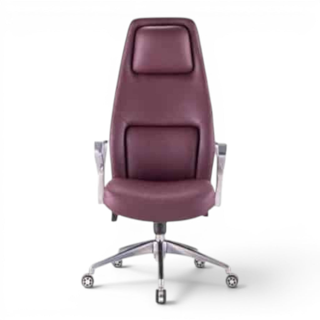 Best Purple Leather Chair - Elhelow Style office furniture, image 1