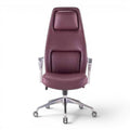 Best Purple Leather Chair - Elhelow Style office furniture, image 1