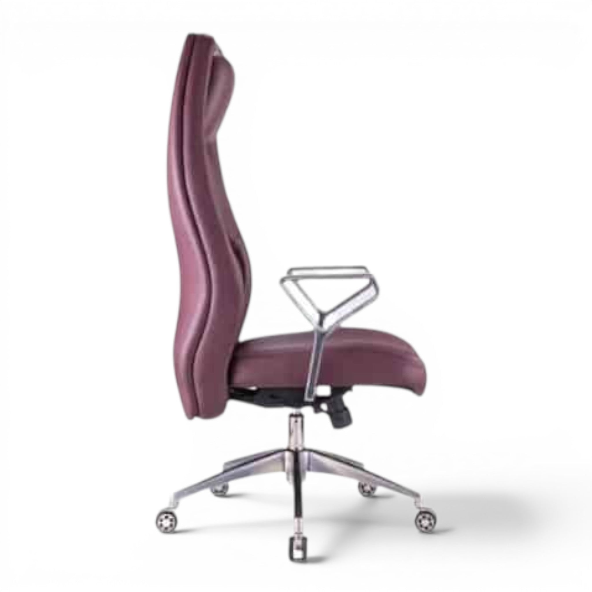 Best Purple Leather Chair - Elhelow Style office furniture, image 3