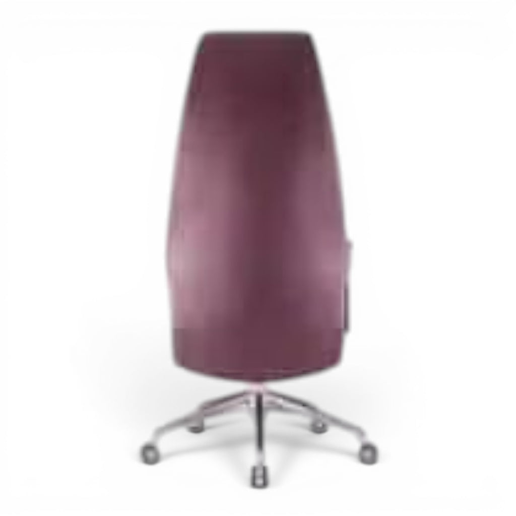 Best Purple Leather Chair - Elhelow Style office furniture, image 4