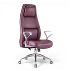 Best Purple Leather Chair - Elhelow Style office furniture, image 2
