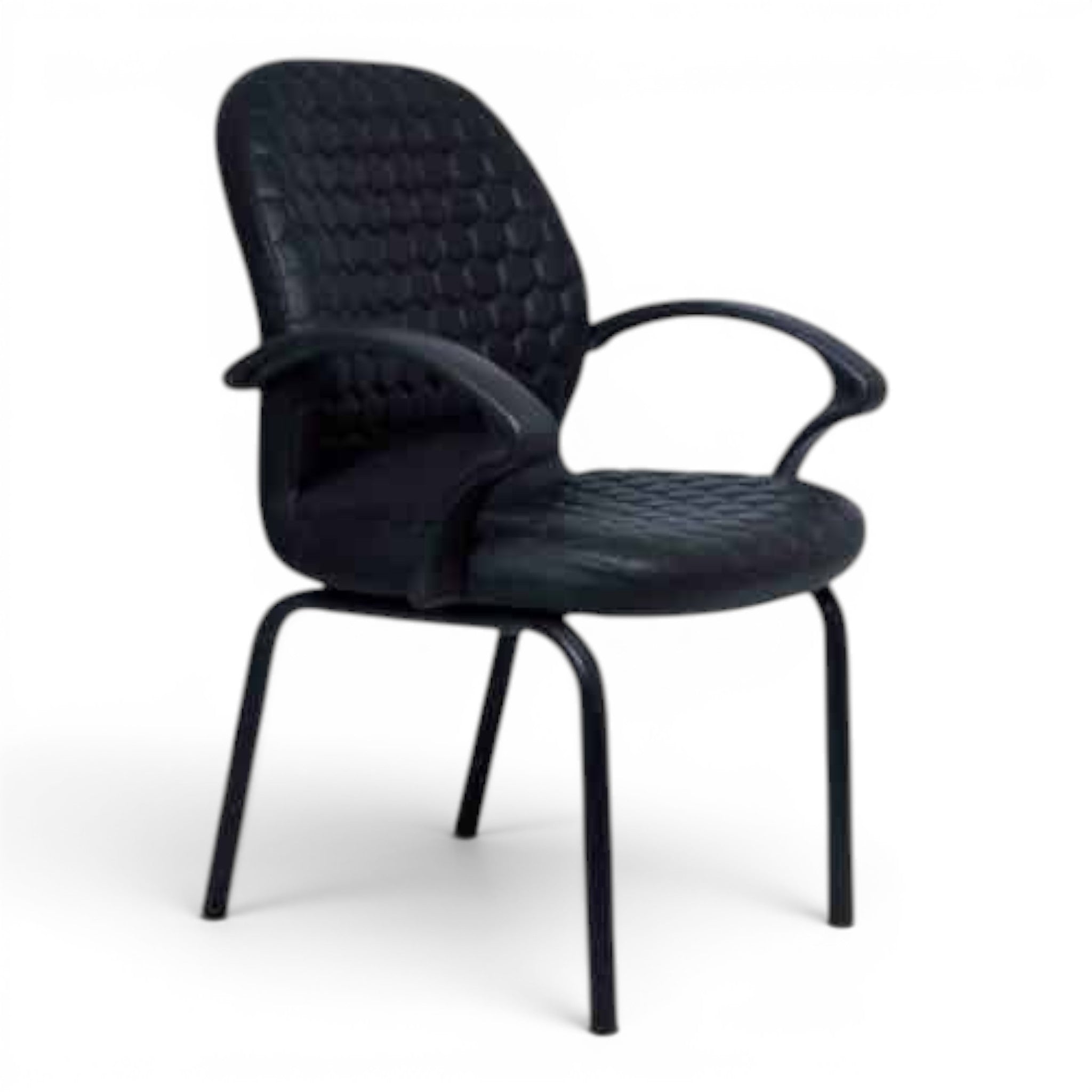 High-Quality Leather Comfortable Fixed Chair - Elhelow Style office furniture, image 1