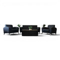 Sofa set 1 Sofa With High-Quality Leather And 2 Chairs