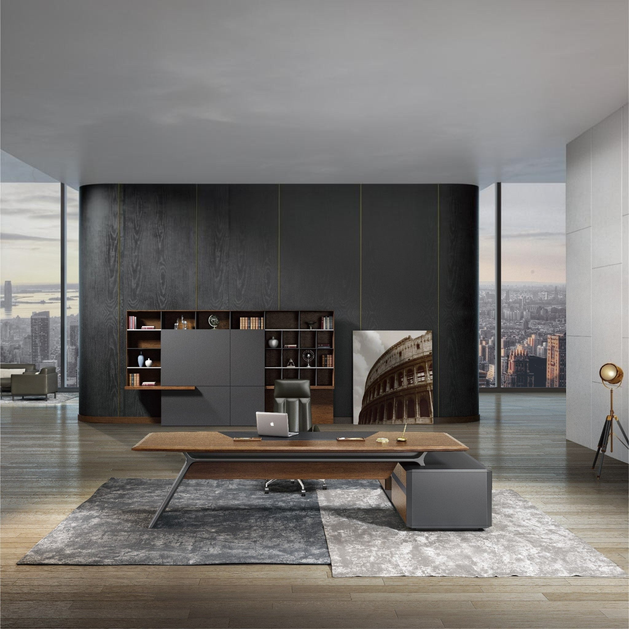 Rivano Manager Desk - Elhelow Style office furniture, image 3