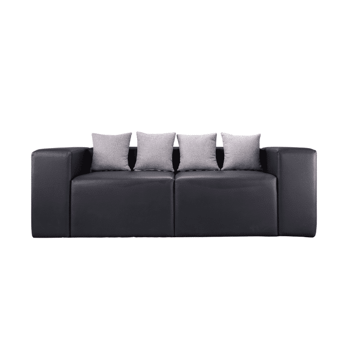 أفضل أريكة جلدية سوداء عصرية - Best Modern Black Leather Sofa - Elhelow Style office furniture, image 2