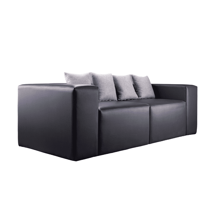 أفضل أريكة جلدية سوداء عصرية - Best Modern Black Leather Sofa - Elhelow Style office furniture, image 1