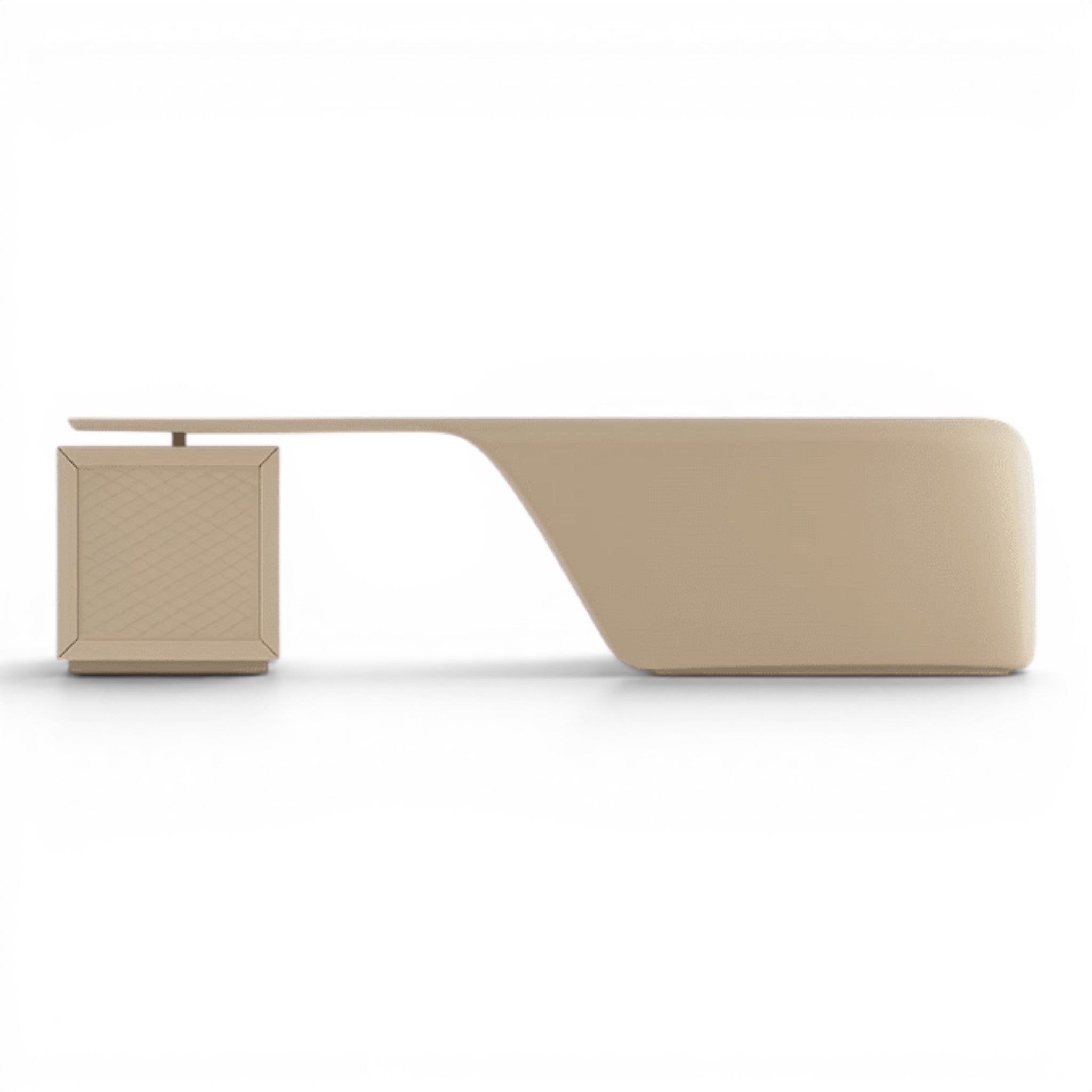 Dolly Best Luxury Beige Desk in Egypt - Elhelow Style office furniture, image 3
