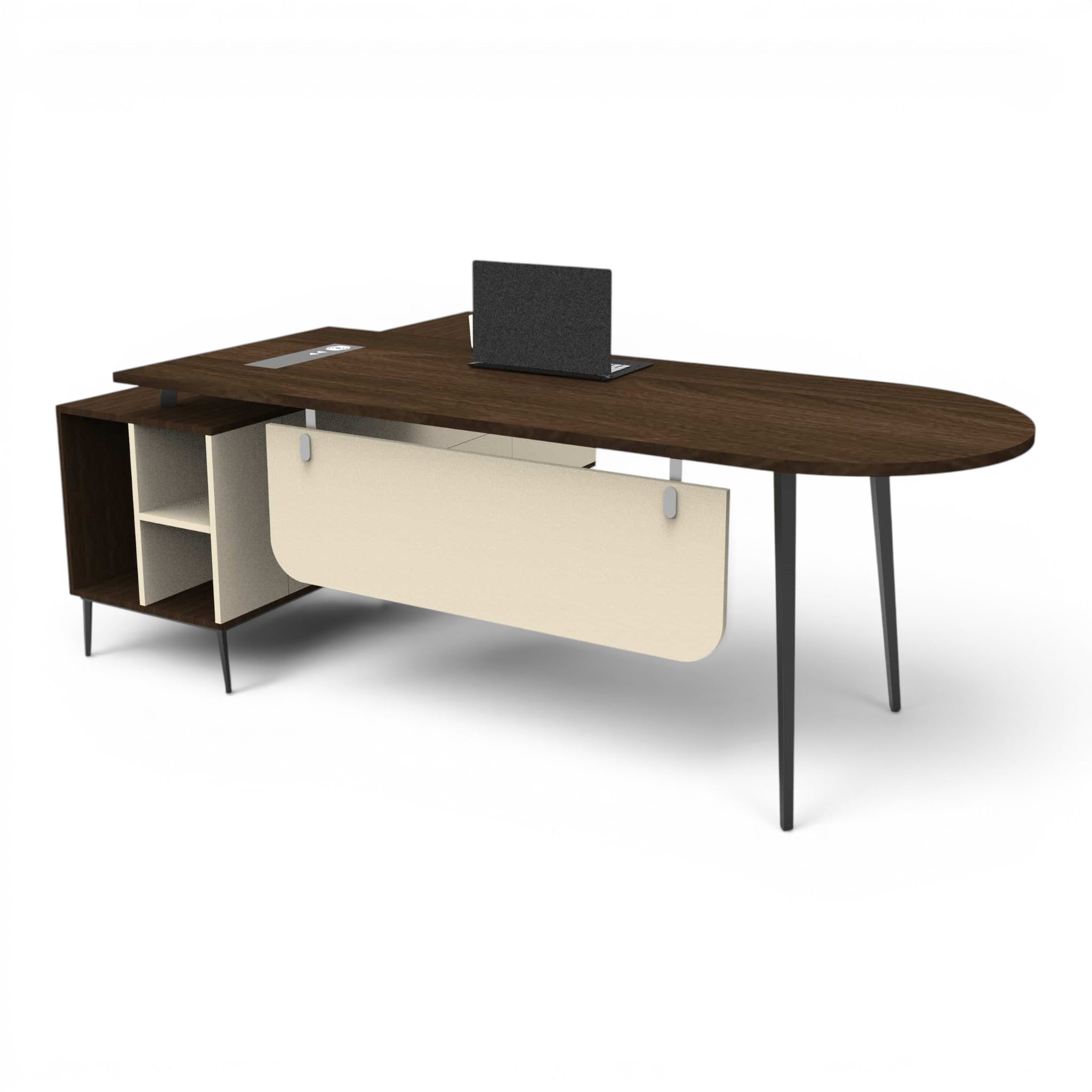 Magenta Executive Modern Office Desk - Elhelow Style office furniture, image 1