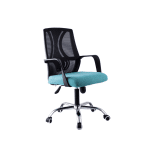 كرسي مكتب مودرن زونا أسود أزرق-Modern Zuna Office Chair Black Blue