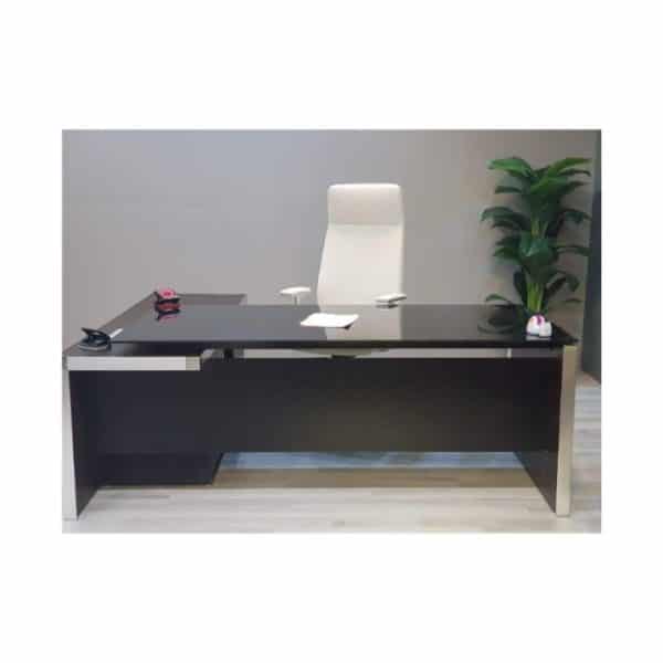 Classic Luxury Glass Manager Desk
