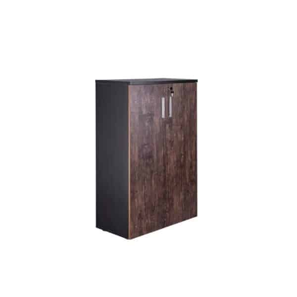 Brown Wooden File Cabinet
