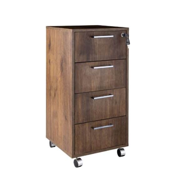 Wooden Shannon Cabinet 4 Drawers-خزانة شانون خشب ب4 ادراج