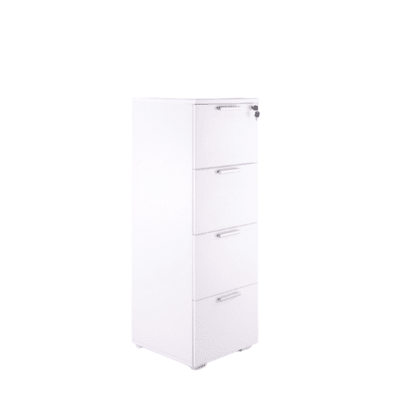 White Drawer Unit With 4 Drawers