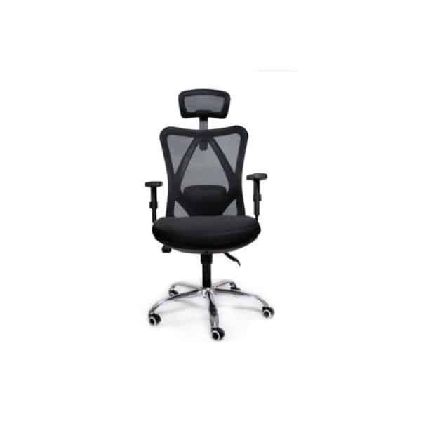Black Manager Chair - Ergonomic design and standard size