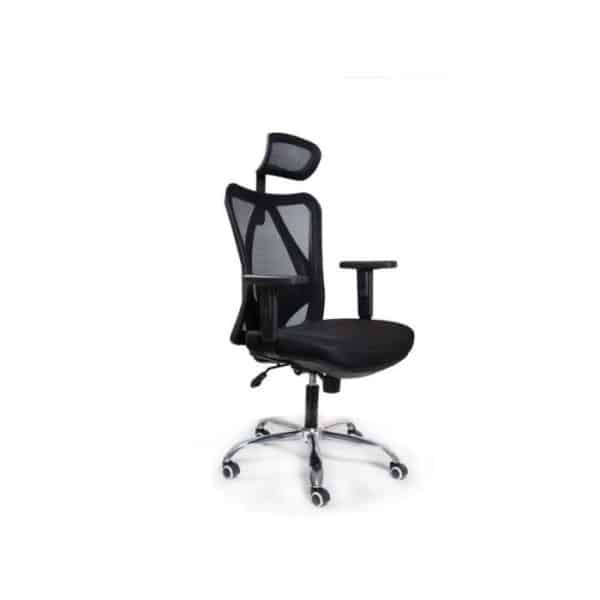 Black Manager Chair - Ergonomic design and standard size