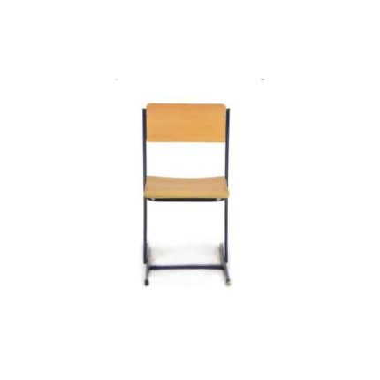 Wooden Children's school chair with iron chassis