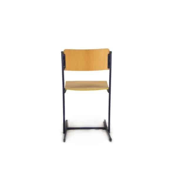Wooden Children's school chair with iron chassis