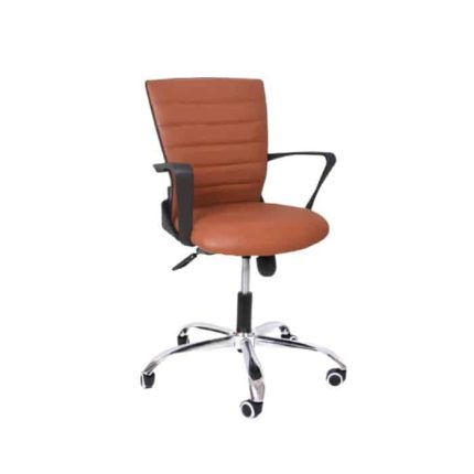 Leather Simple Chair Height Adjustable