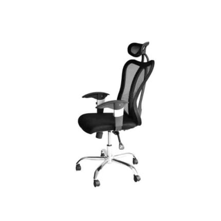 Black mesh office chair