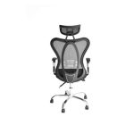 Black mesh office chair