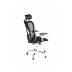 Black mesh office chair