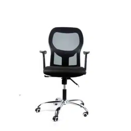 Mesh office chair with lumbar support