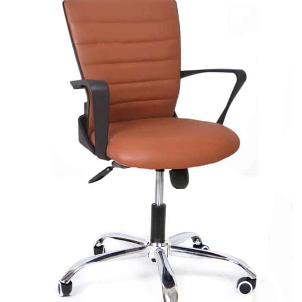 Leather Simple Chair Height Adjustable