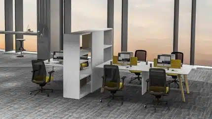 Work Stations For Six Persons - خلية عمل سداسية