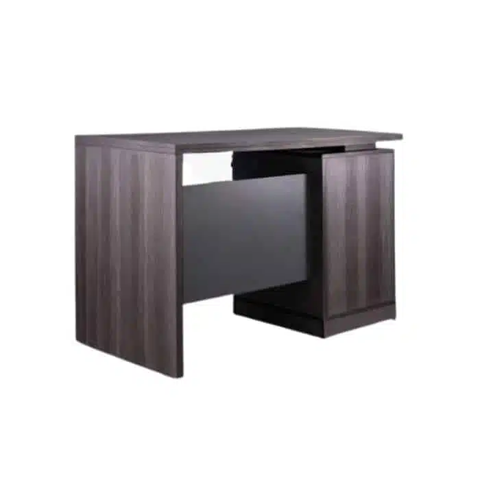 Modern Gray Desk With 3 Drawers-مكتب رمادي حديث ب3 أدراج