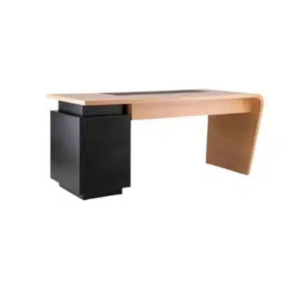 Black And Beige Desk-مكتب بيج وأسود