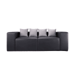 Black Leather Sofa