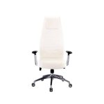 White leather Luxury Chair