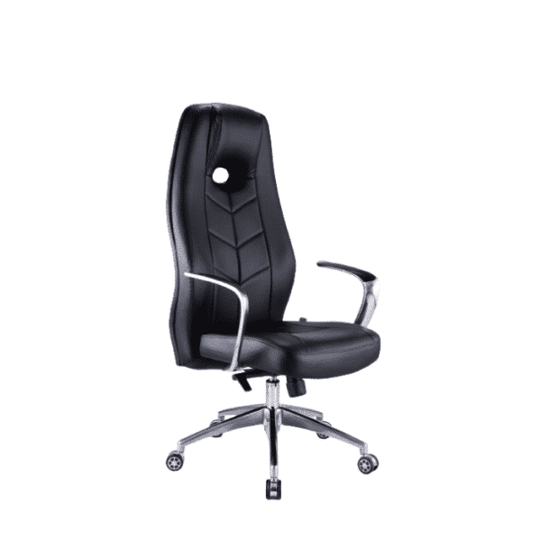 كرسي مدير جلد اسود-Black Leather Manager Chair