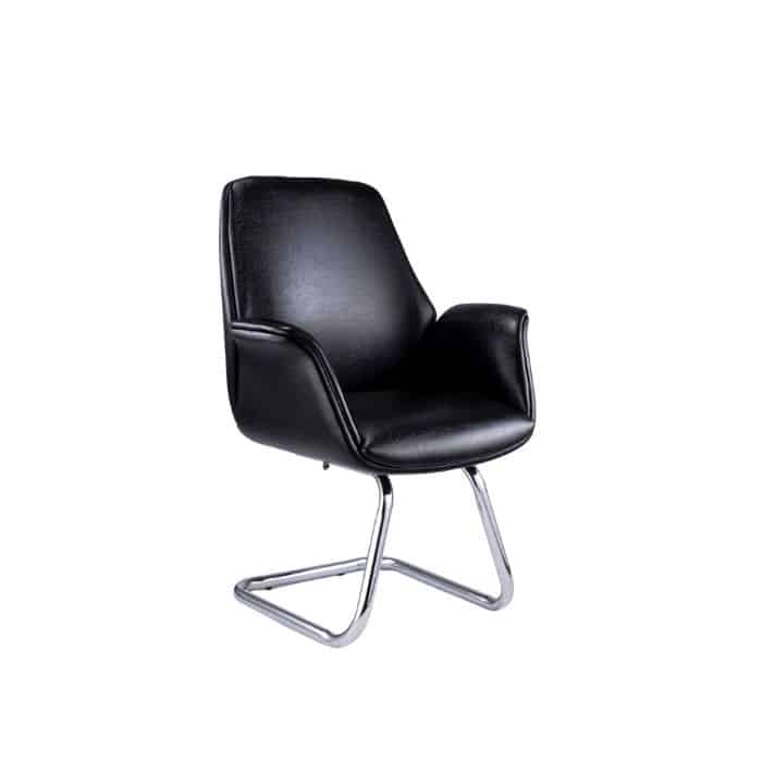 Waiting Black Leather Executive Chair