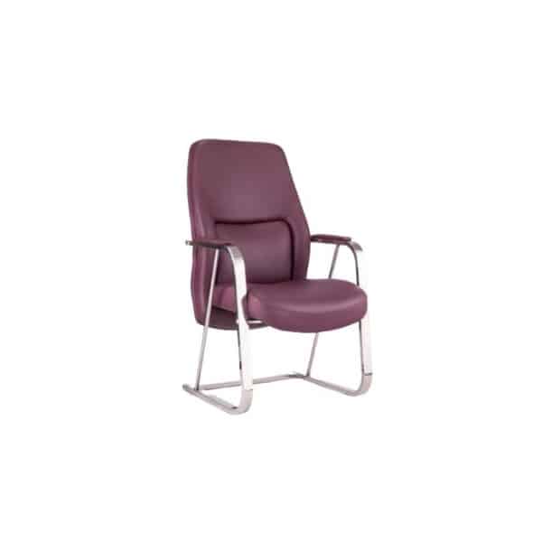 أفضل كرسي جلد انتظار بنفسجي- Waiting Purple Leather Chair
