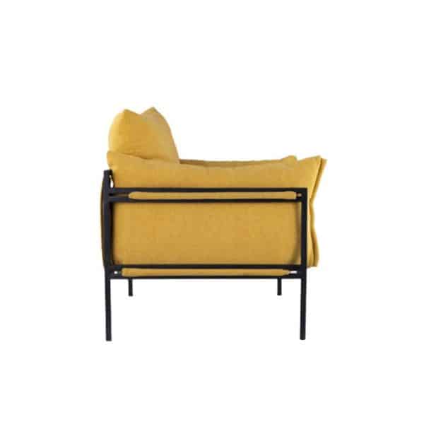 Yellow Fabric Sofa Chair