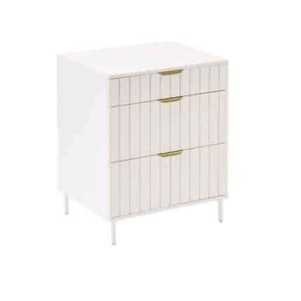 Best Bedroom Nightstand With 3 Drawers-كمدينو غرفة نوم