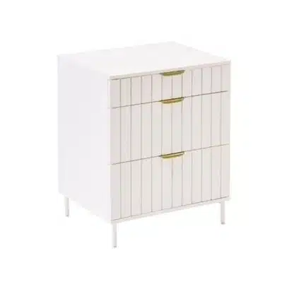 Best Bedroom Nightstand With 3 Drawers-كمدينو غرفة نوم