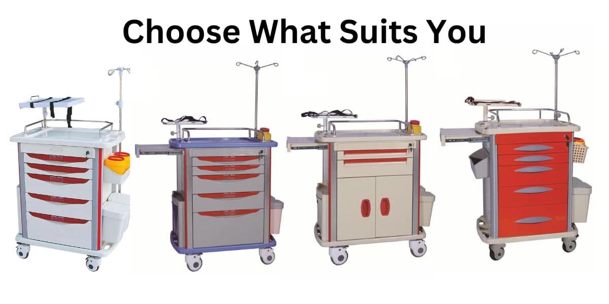 ترولي معدات طبية متحرك Mobile medical equipment trolley (5) (1)