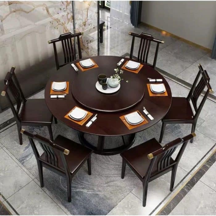 سفرة طعام 6 كراسي Dining table with 6 chairs (1)